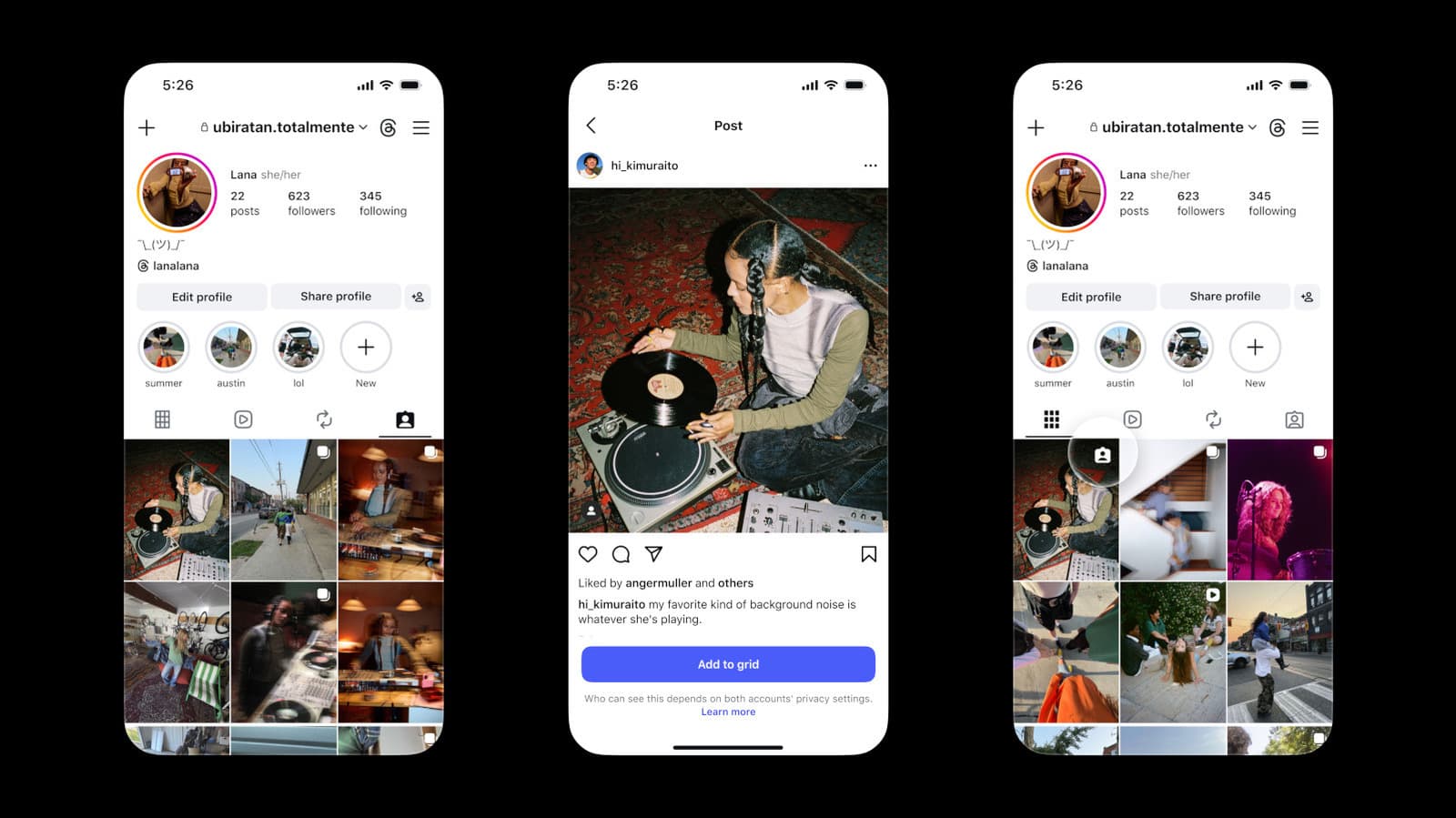 Instagram เปิดให้เพิ่มรูปที่ถูกแท็กขึ้นหน้าโปรไฟล์ได้แล้ว