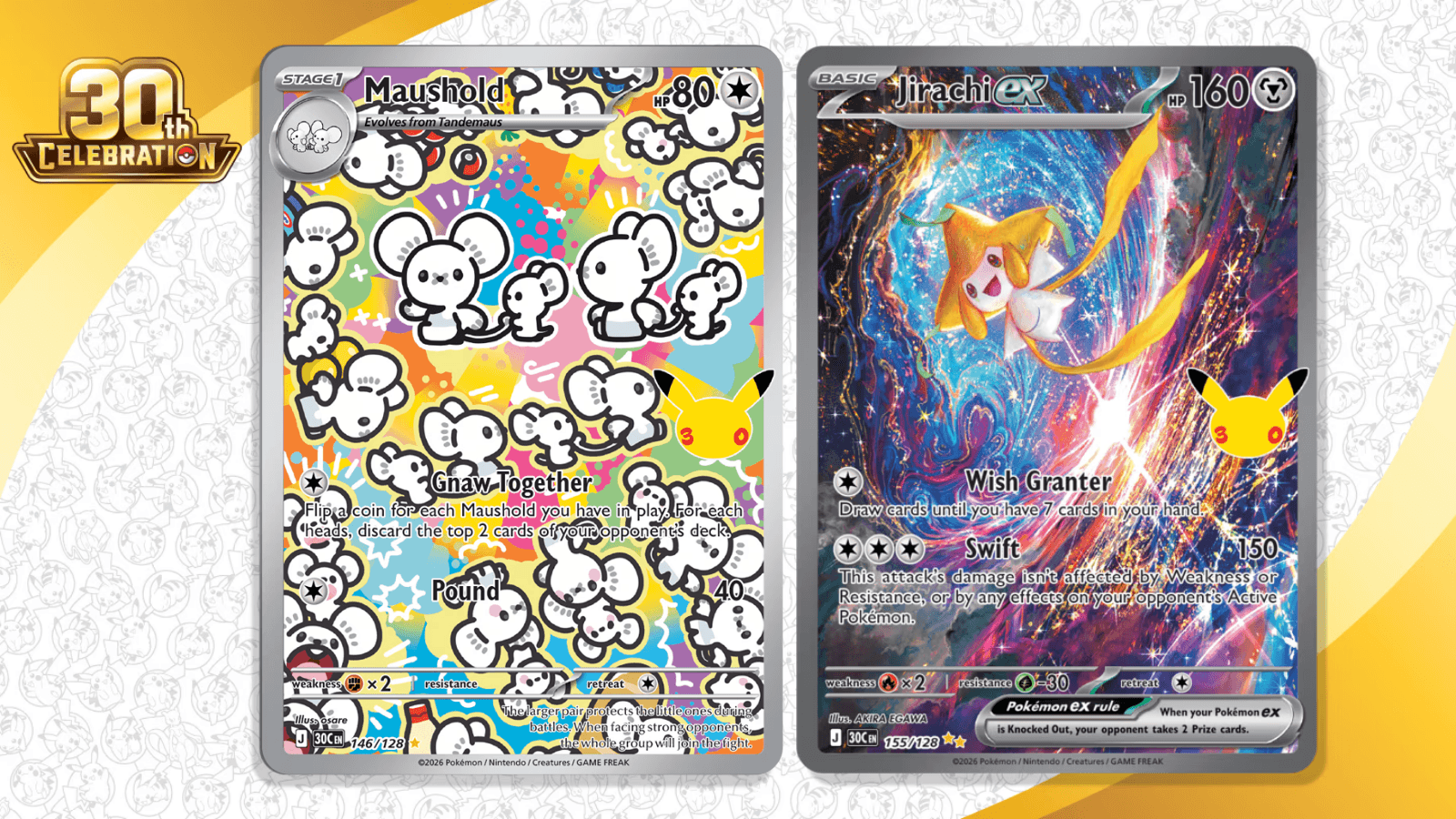 10 การ์ดเด่นสุดจาก Pokémon TCG: 30th Celebration ที่สายสะสมไม่ควรพลาด
