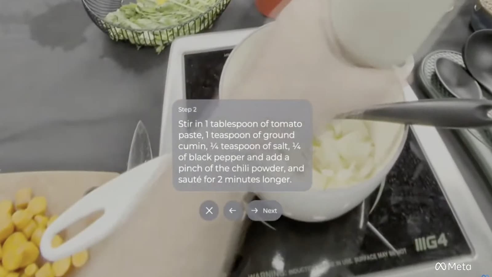 New York Times Cooking เตรียมใช้งานบนแว่น AI ของ Meta พร้อมโหมดแฮนด์ฟรี