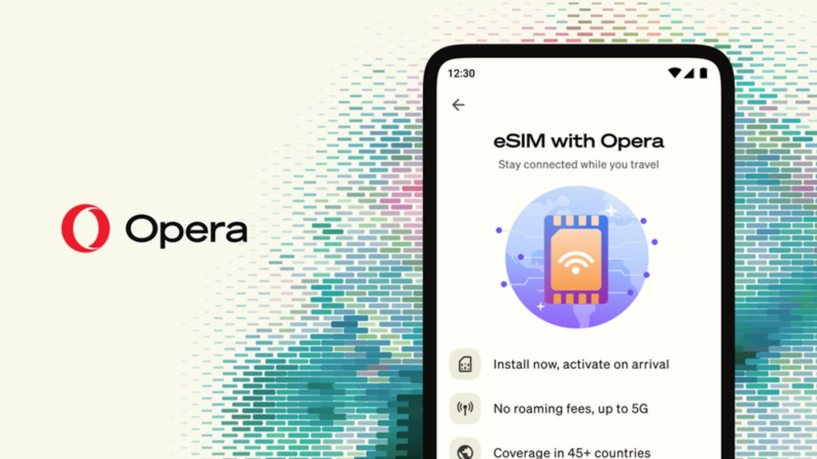 Opera บน Android เพิ่ม eSIM ฟรีพร้อมดาต้า 3GB สำหรับบางประเทศ