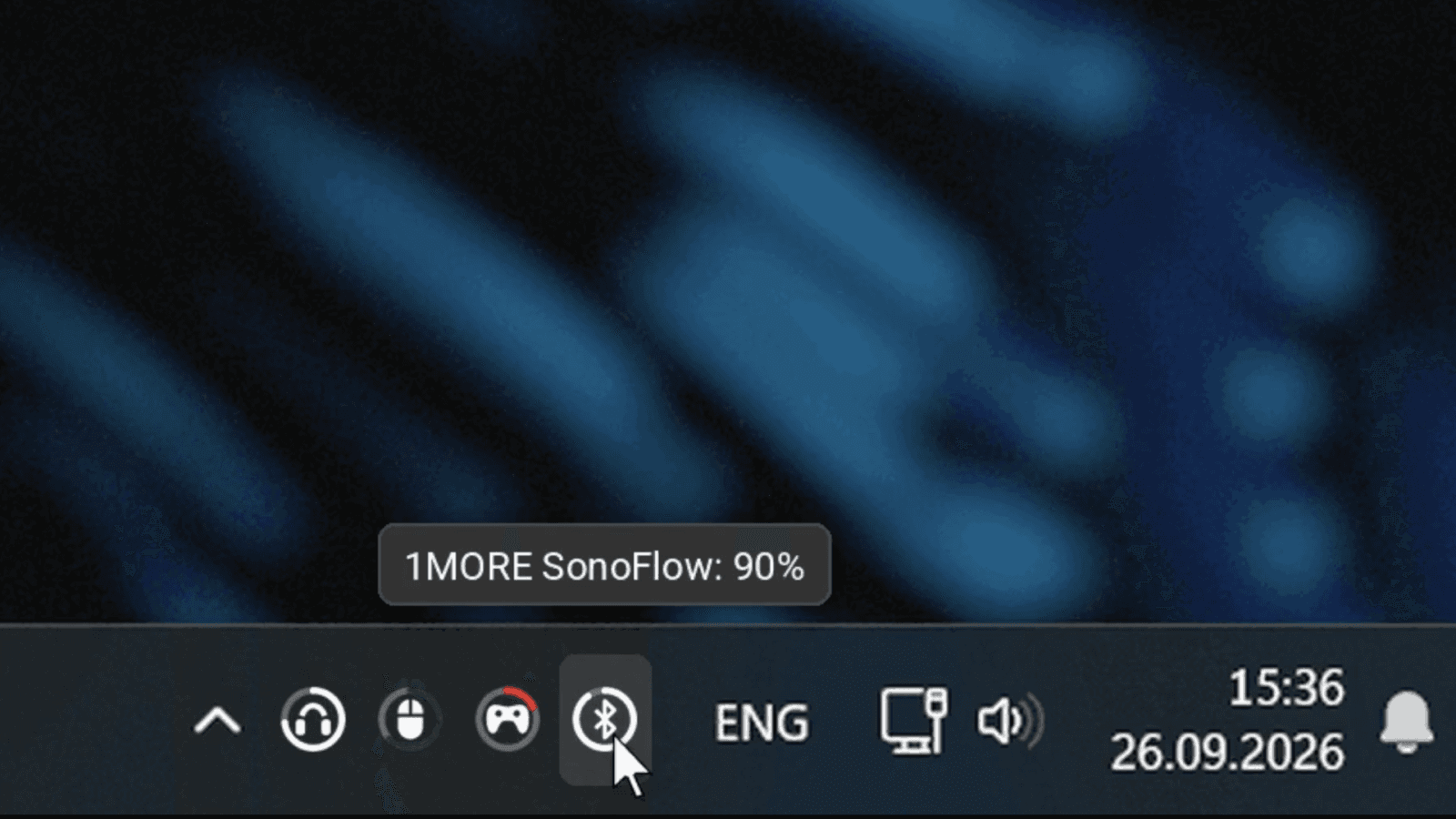 ยูทิลิตี้ถาดระบบ Windows ช่วยเช็กแบตอุปกรณ์ไร้สายได้ในที่เดียว