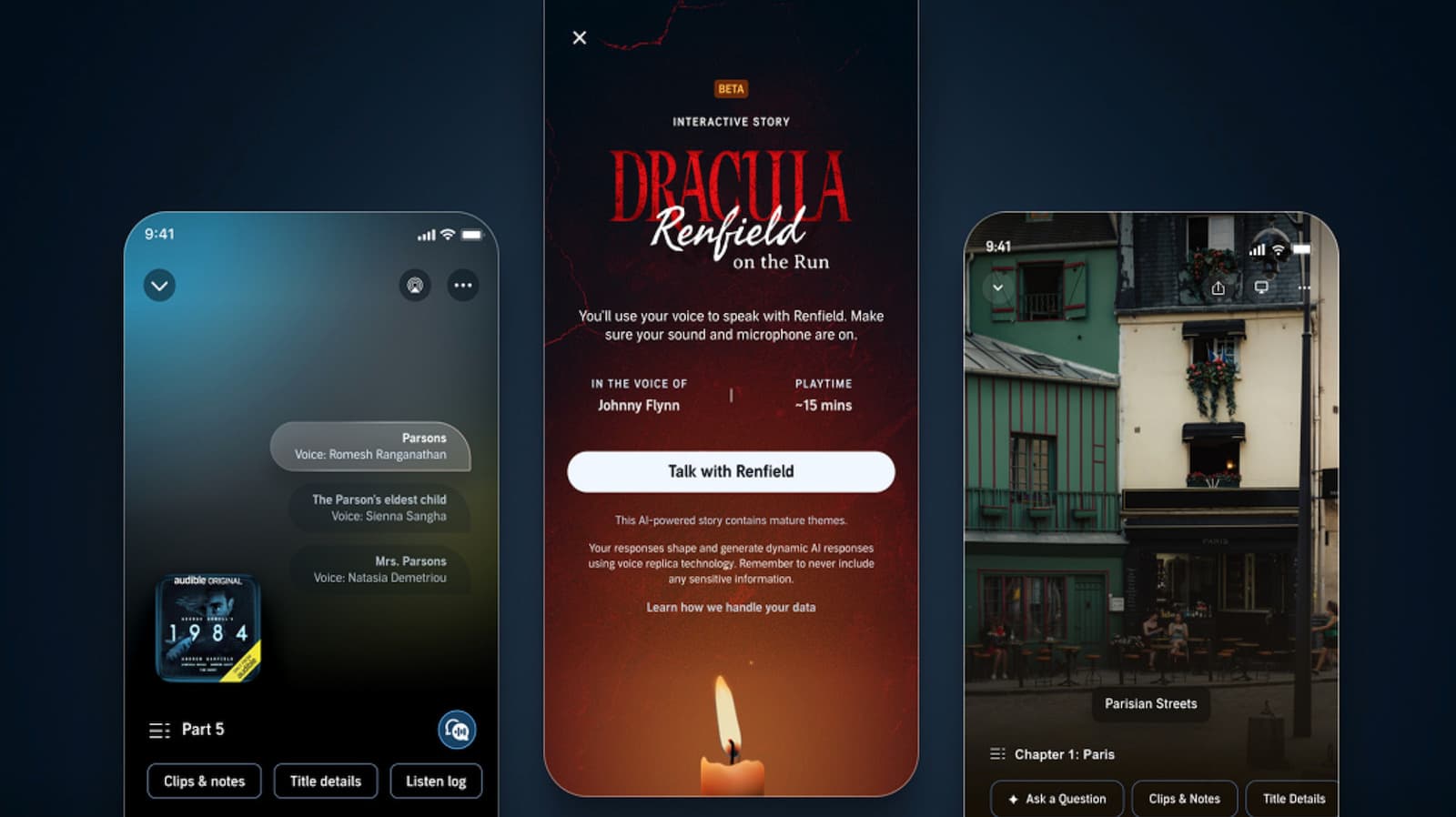Audible เปิดตัว Interactive Stories ให้คุยโต้ตอบกับตัวละครในวรรณกรรมคลาสสิก