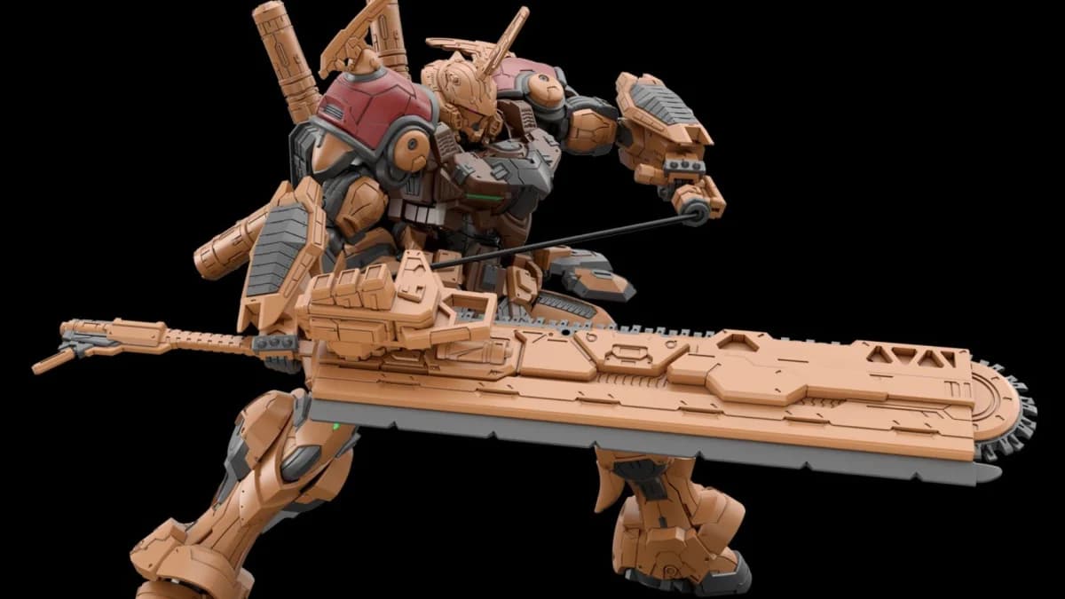 Bandai Namco เปิดตัวหุ่น Bau Bahlam พร้อมอาวุธดาบผสมเลื่อยโซ่ ดึงความสนใจเกม Gundam ใหม่
