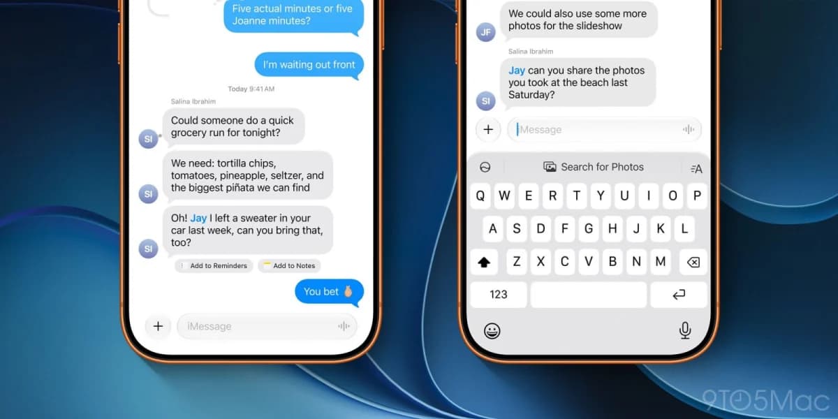 Apple เพิ่มตัวเลือกปิดคำแนะนำ AI ในแอป Messages