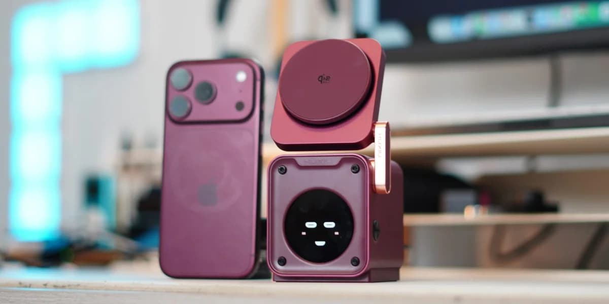 Kuxiu เปิดตัวแท่นชาร์จ D5 สี Burgundy จับคู่ iPhone 18 Pro