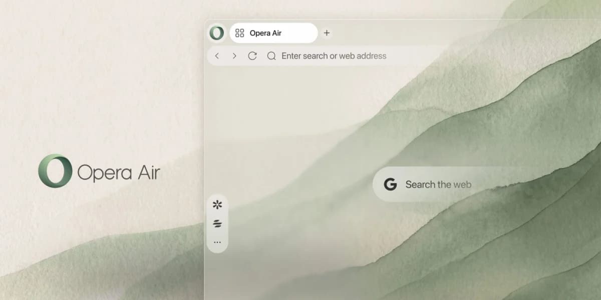 Opera Air ปรับโฉมใหม่ เน้นท่องเว็บแบบไร้สิ่งรบกวน