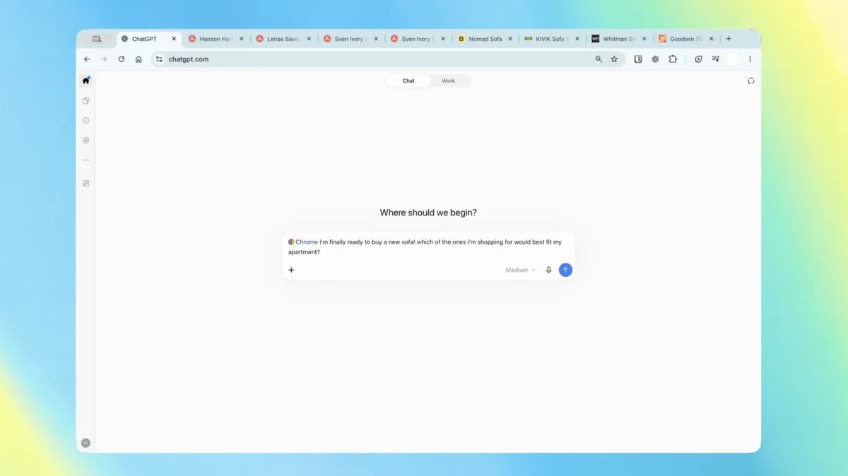 ChatGPT มองแท็บ Chrome ของคุณเพื่อช่วยทำงานได้แล้ว