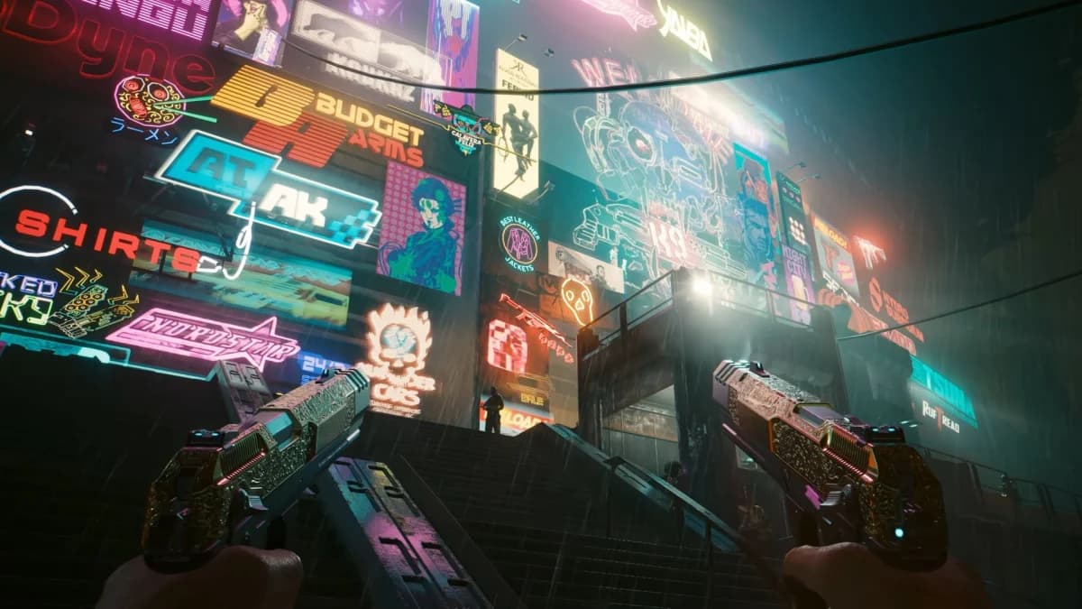 Cyberpunk 2077 เพิ่มระบบถือปืนคู่ในแพตช์ Edgerunners 2.5