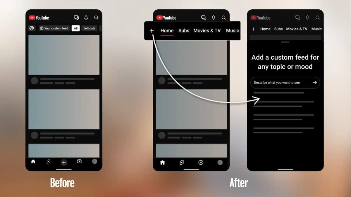YouTube เตรียมถอดแท็บ Subscriptions ออกจากแถบล่างบนแอป Android และ iOS