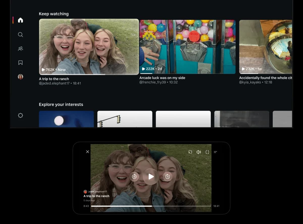 Instagram เร่งบุกวิดีโอแนวนอนยาว ท้าชน YouTube