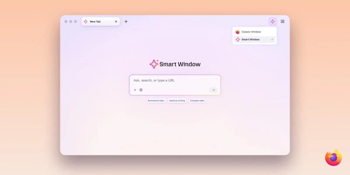 Firefox เพิ่มฟีเจอร์ใหม่ให้ Smart Window ใช้ AI ช่วยกรอกฟอร์มและเฝ้าดูเว็บไซต์