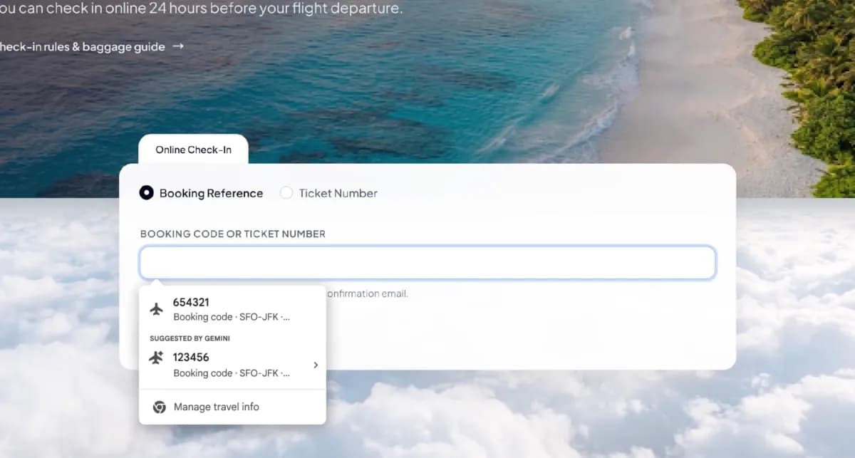 Chrome เพิ่ม Autofill แบบ AI ดึงข้อมูลจาก Gmail มาเติมฟอร์มได้