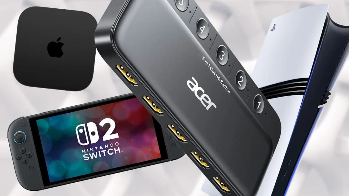 สวิตช์ HDMI 5 ช่องของ Acer ลดเหลือ 16.49 ดอลลาร์ ช่วยขยายพอร์ตทีวีได้ง่ายขึ้น