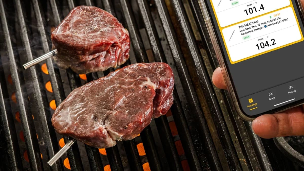 ThermoWorks เปิดตัว RFX Meat Mini โพรบวัดอุณหภูมิไร้สายขนาดสั้นสำหรับชิ้นเนื้อเล็ก